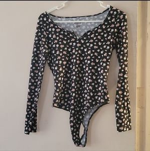 Black VS Pink longsleeve bodysuit